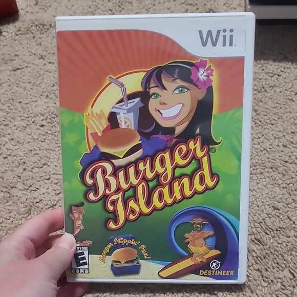 Burger Island for Wii - Colorful Video Game - Picture 1 of 2